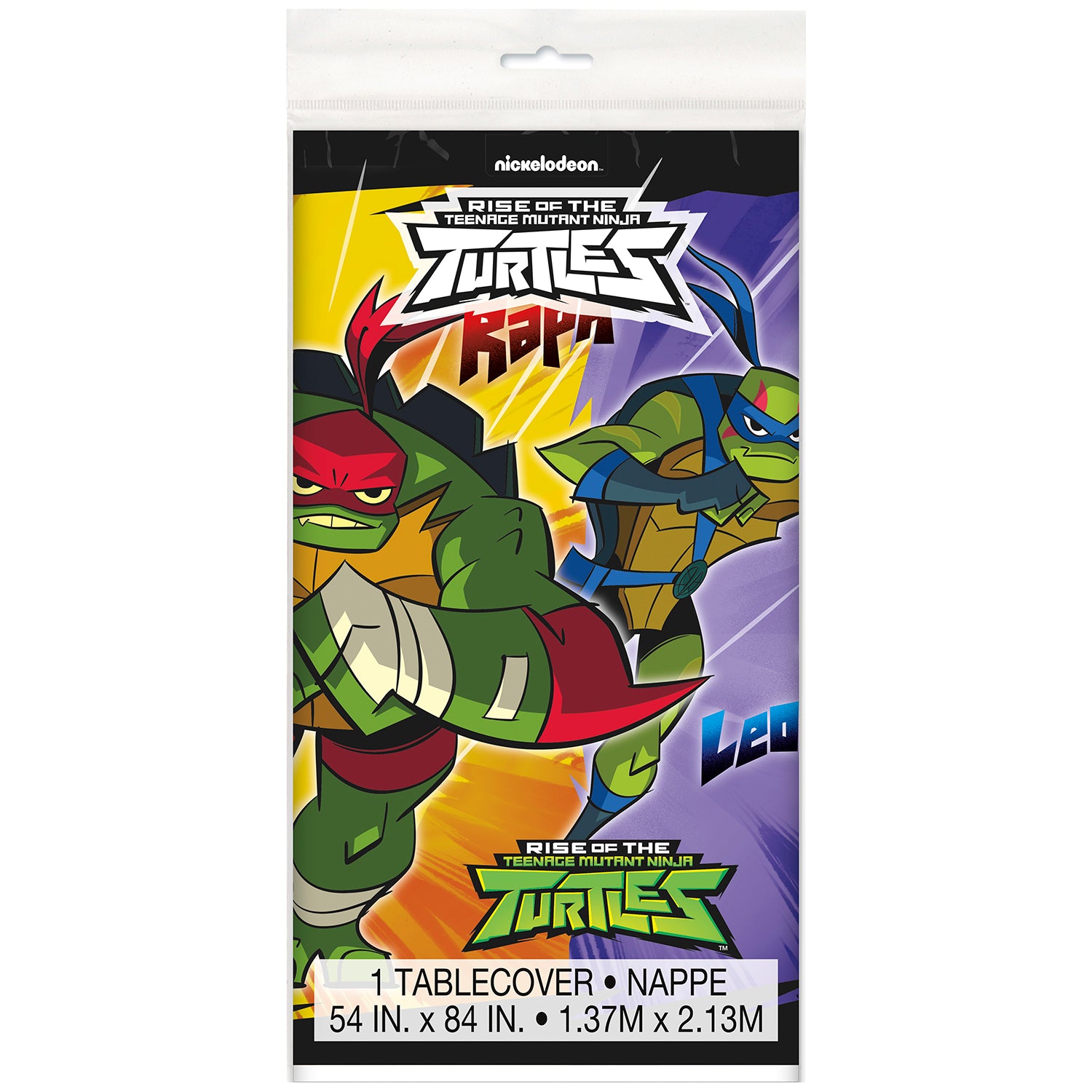 Rise of the Teenage Mutant Ninja Turtles Plastic Party Tablecover
