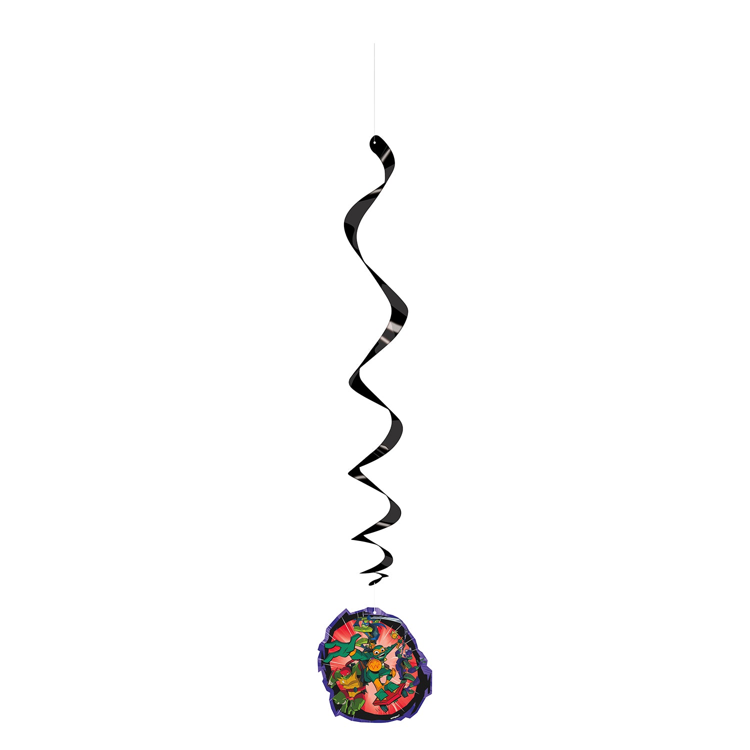 Rise of the Teenage Mutant Ninja Turtles Hanging Swirl Party Decorations [3 per Pack]