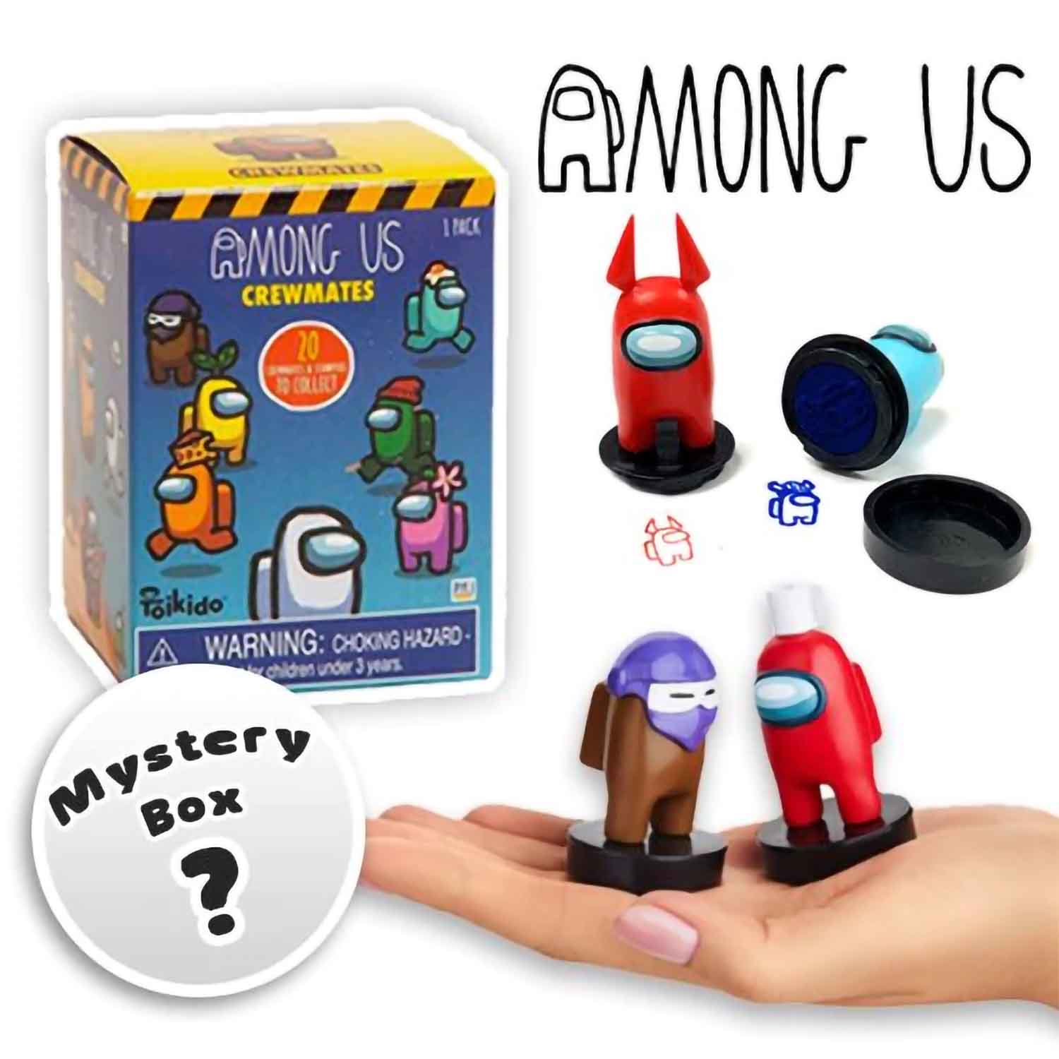Among Us Crewmates Stamper Mystery Single Pack