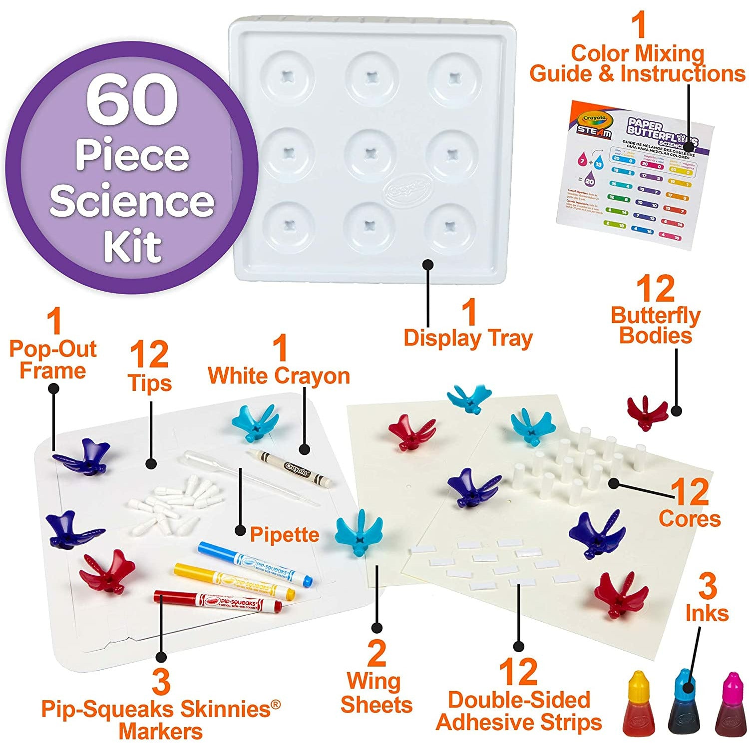 Crayola Marker Mixer Art Kit; Washable Marker Set; Easy Craft Kit for Kids,  113 Piece Set - King Soopers