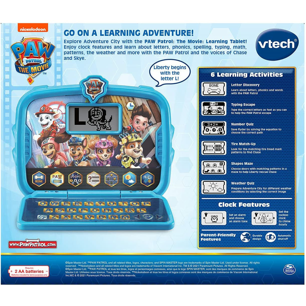 VTech PAW Patrol The Movie: Learning Tablet