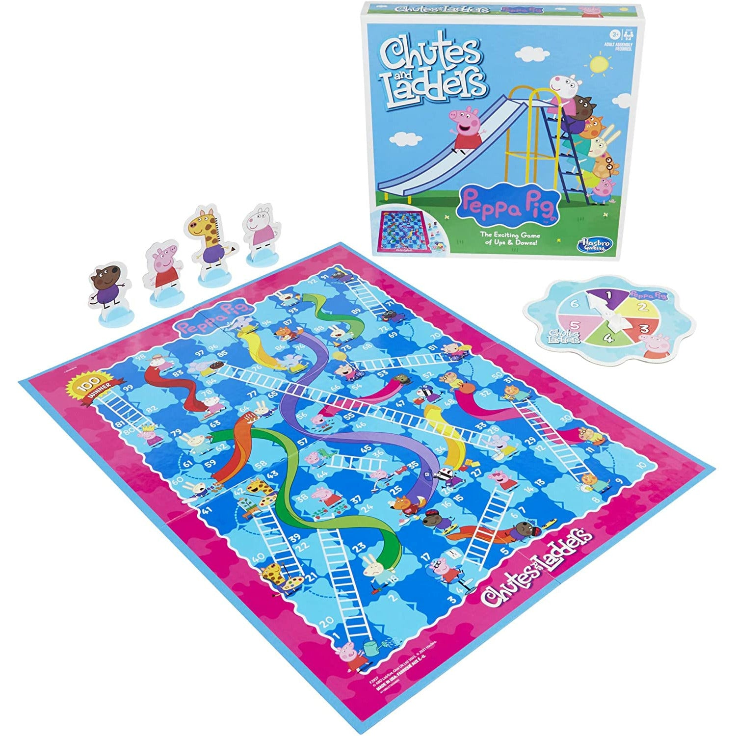 Peppa Pig Edition Chutes and Ladder Board Game