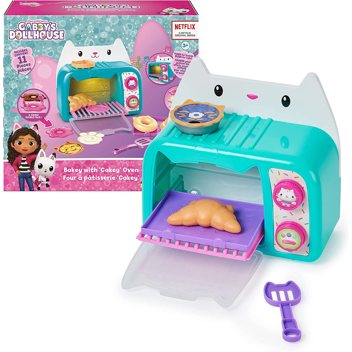Gabby's Dollhouse Bakey with Cakey Oven Play Kitchen Toy
