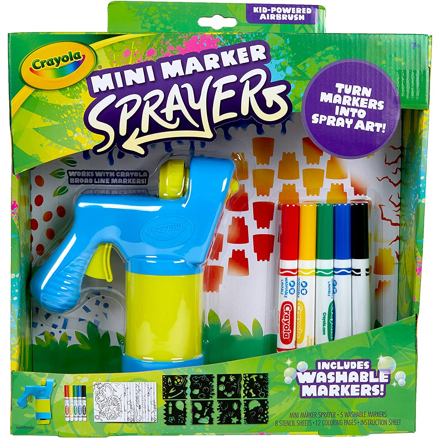 Crayola Mini Marker Sprayer, Marker Airbrush Kit