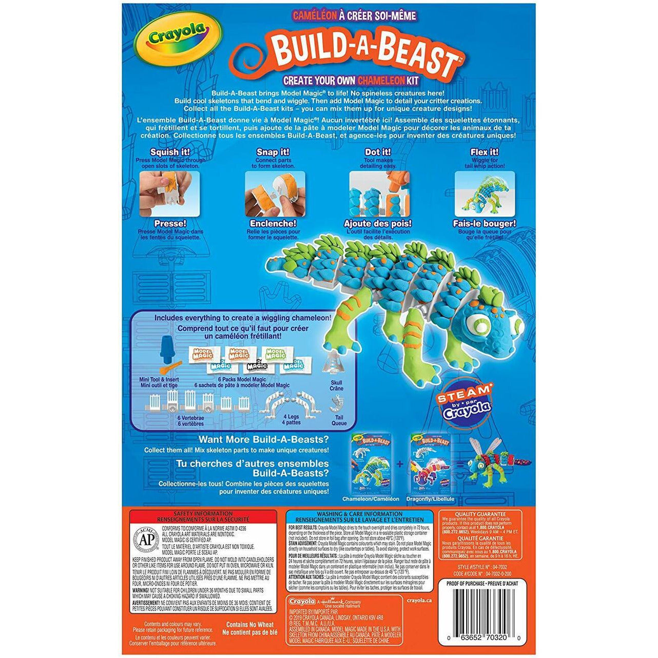 Crayola Build-A-Beast Craft Kit - Chameleon