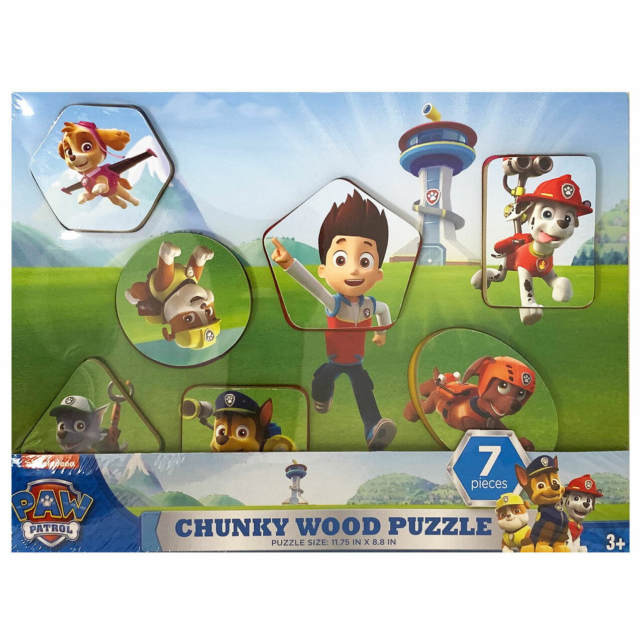 Paw Patrol Chunky Wood Puzzle Style (Assorted Styles)
