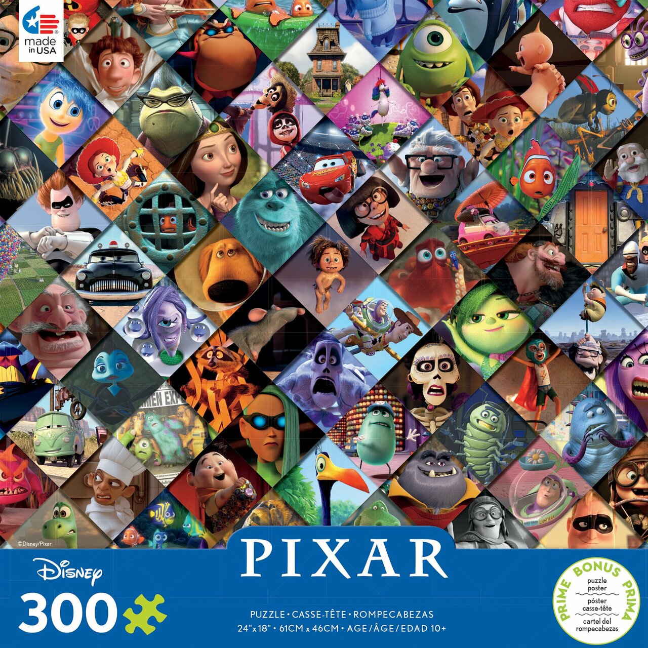 Ceaco Disney Pixar Movies - 300 Piece Puzzle - Over-sized Pieces