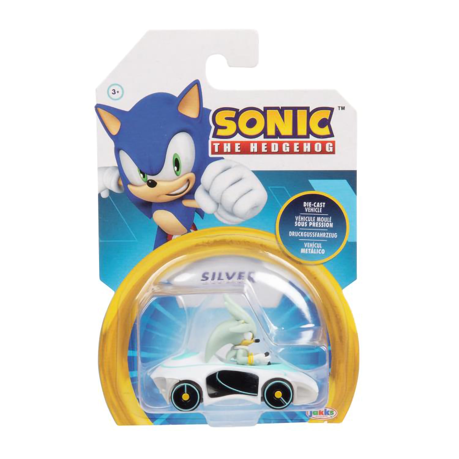 Sonic Team Racing 1:64 Die-Cast Vehicle - Wave 2 - Silver