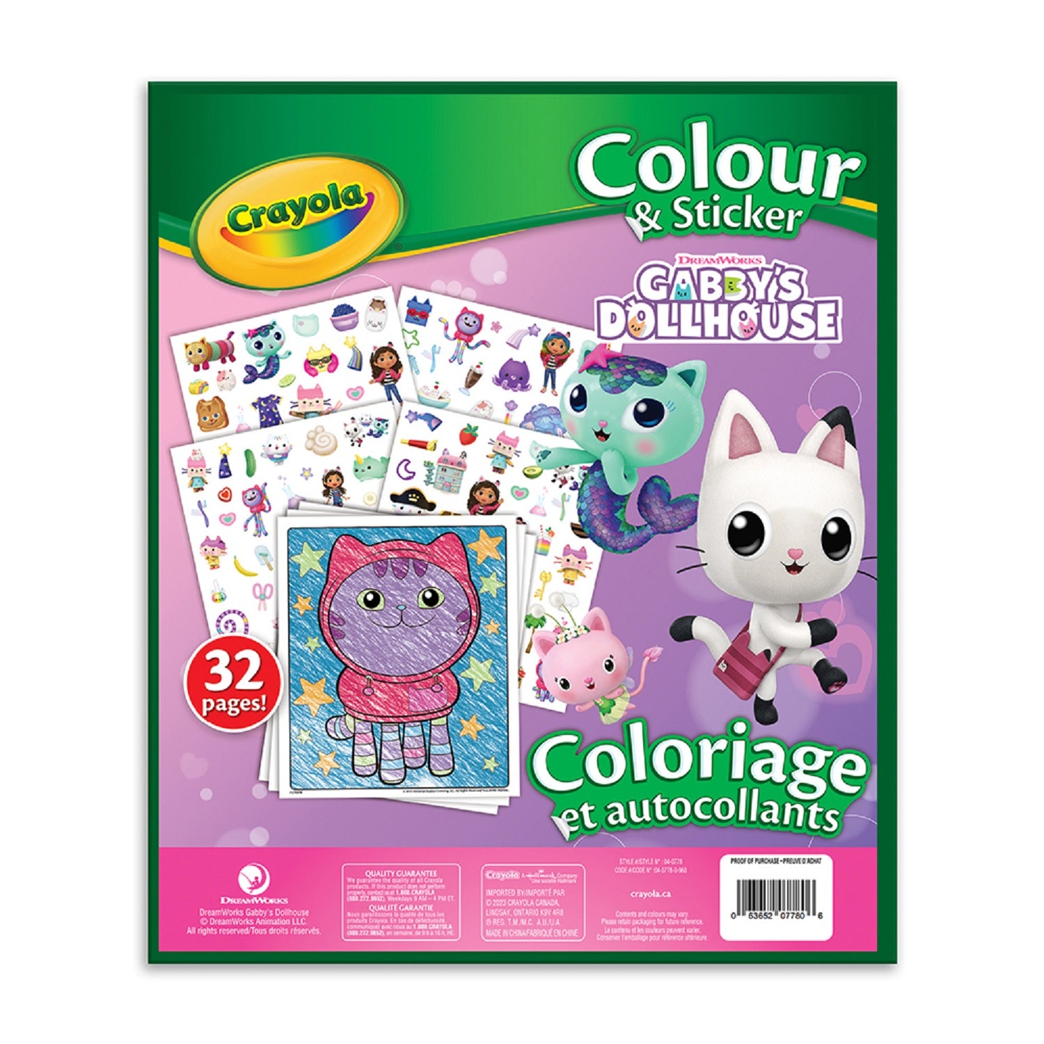 Crayola - Colour & sticker - Gabby's Dollhouse