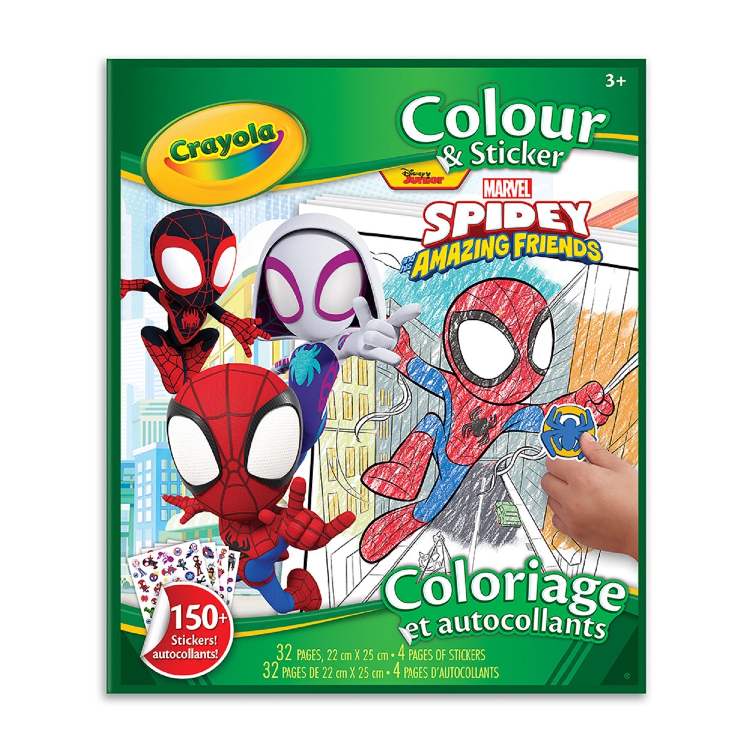 Crayola - Colour & Sticker - Spidey & Friends